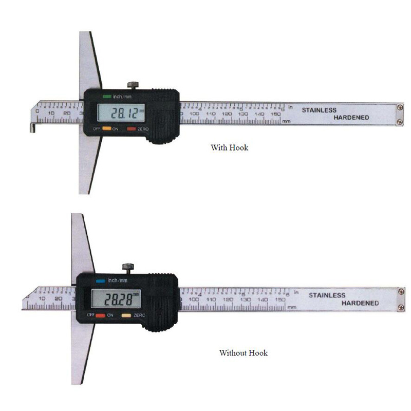 Digital Depth Gage With Hook Or Without Hook